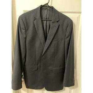 Banana Republic Navy Mens Wool Blazer 42R  Preppy Classic 2 Button
